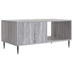 vidaXL Konferenčný stolík Sivý Sonoma 90 x 50 x 40 cm Kompozitné drevo – Obrázok 7