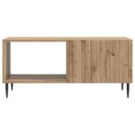 vidaXL Konferenčný stolík Dub artisan 90 x 50 x 40 cm Kompozitné drevo – Obrázok 5