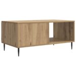 vidaXL Konferenčný stolík Dub artisan 90 x 50 x 40 cm Kompozitné drevo – Obrázok 7