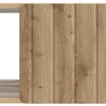 vidaXL Konferenčný stolík Dub artisan 90 x 50 x 40 cm Kompozitné drevo – Obrázok 9