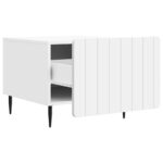 vidaXL Konferenčný stolík Biela 49 x 50 x 42 cm Kompozitné drevo – Obrázok 3