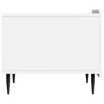 vidaXL Konferenčný stolík Biela 49 x 50 x 42 cm Kompozitné drevo – Obrázok 5