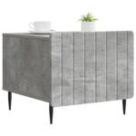 vidaXL Konferenčný stolík so zásuvkou Betónovo sivá 49 x 50 x 42 cm – Obrázok 3