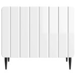 vidaXL Konferenčný stolík Biela s vysokým leskom 49 x 50 x 42 cm – Obrázok 5