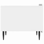 vidaXL Konferenčný stolík Biela s vysokým leskom 49 x 50 x 42 cm – Obrázok 6
