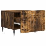 vidaXL Konferenčný stolík Dymový dub 49 x 50 x 42 cm Kompozitné drevo – Obrázok 4