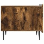 vidaXL Konferenčný stolík Dymový dub 49 x 50 x 42 cm Kompozitné drevo – Obrázok 6
