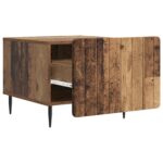 vidaXL Konferenčný stolík Staré drevo 49 x 50 x 42 cm Kompozitné drevo – Obrázok 3