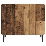 vidaXL Konferenčný stolík Staré drevo 49 x 50 x 42 cm Kompozitné drevo – Obrázok 4