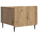 vidaXL Konferenčný stolík Dub artisan 49 x 50 x 42 cm Kompozitné drevo – Obrázok 2