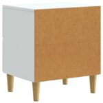 vidaXL Nočný stolík 2 pcs Biela 43 x 34,5 x 48 cm Kompozitné drevo – Obrázok 7