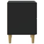 vidaXL Nočný stolík Čierna 43 x 34,5 x 48 cm Kompozitné drevo – Obrázok 5