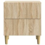 vidaXL Nočný stolík Dub sonoma 43 x 34,5 x 48 cm Kompozitné drevo – Obrázok 4