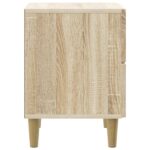 vidaXL Nočný stolík Dub sonoma 43 x 34,5 x 48 cm Kompozitné drevo – Obrázok 5