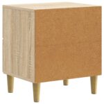 vidaXL Nočný stolík Dub sonoma 43 x 34,5 x 48 cm Kompozitné drevo – Obrázok 6