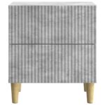 vidaXL Nočný stolík Betónovo sivá 43 x 34,5 x 48 cm Kompozitné drevo – Obrázok 4