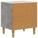 vidaXL Nočný stolík Betónovo sivá 43 x 34,5 x 48 cm Kompozitné drevo – Obrázok 6