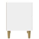 vidaXL Nočný stolík 2 pcs Biela s vysokým leskom 43 x 34,5 x 48 cm – Obrázok 6