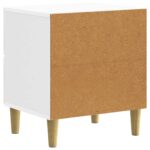 vidaXL Nočný stolík 2 pcs Biela s vysokým leskom 43 x 34,5 x 48 cm – Obrázok 7