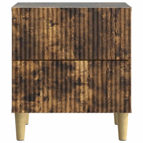 vidaXL Nočný stolík Dymový dub 43 x 34,5 x 48 cm Kompozitné drevo – Obrázok 4