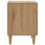vidaXL Nočný stolík so zásuvkou 2 pcs Dub artisan 43 x 34,5 x 48 cm – Obrázok 6