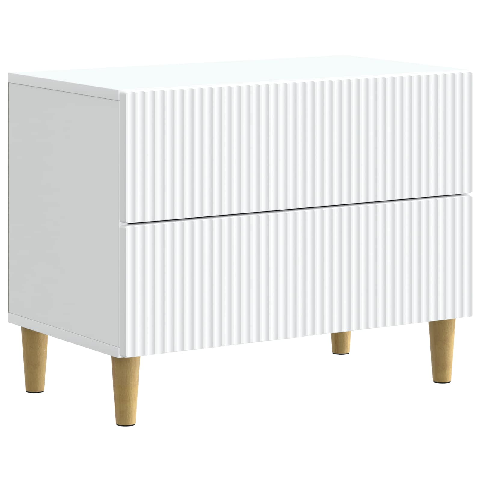 894545_1.jpg vidaXL Nočný stolík Biela 62 x 34,5 x 48 cm Kompozitné drevo – Obrázok 1