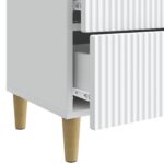 vidaXL Nočný stolík Biela 62 x 34,5 x 48 cm Kompozitné drevo – Obrázok 8