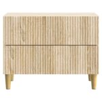 vidaXL Nočný stolík Dub sonoma 62 x 34,5 x 48 cm Kompozitné drevo – Obrázok 4
