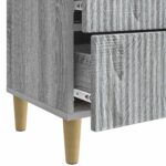 vidaXL Nočný stolík Sivá sonoma 62 x 34,5 x 48 cm Kompozitné drevo – Obrázok 8