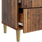 vidaXL Nočný stolík Staré drevo 62 x 34,5 x 48 cm Kompozitné drevo – Obrázok 8
