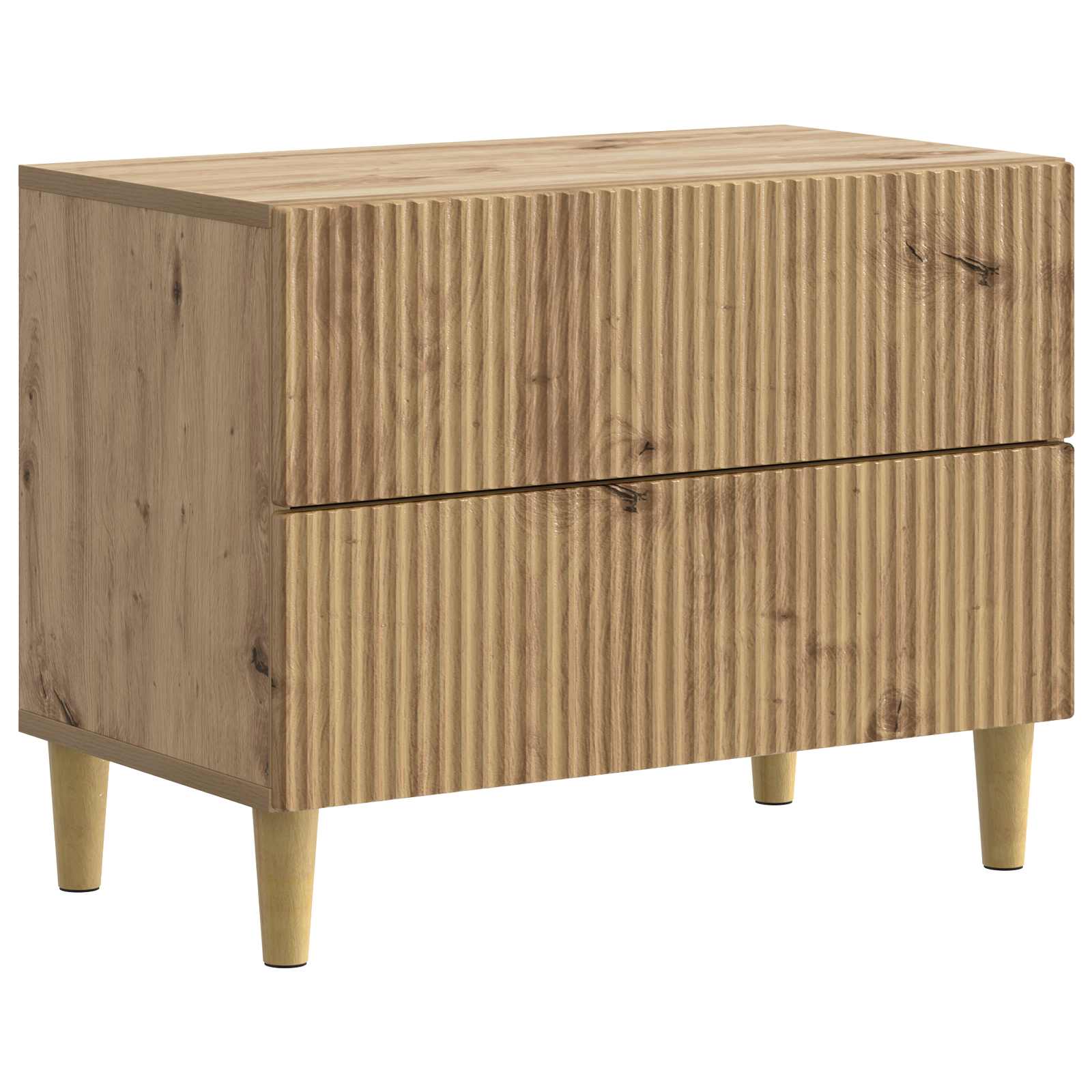 894554_1.jpg vidaXL Nočný stolík Dub artisan 62 x 34,5 x 48 cm Kompozitné drevo – Obrázok 1