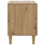 vidaXL Nočný stolík Dub artisan 62 x 34,5 x 48 cm Kompozitné drevo – Obrázok 5