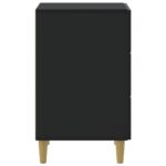 vidaXL Nočný stolík Čierna 43 x 41 x 66,5 cm Kompozitné drevo – Obrázok 5