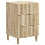 vidaXL Nočný stolík Dub sonoma 43 x 41 x 66,5 cm Kompozitné drevo