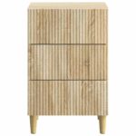 vidaXL Nočný stolík Dub sonoma 43 x 41 x 66,5 cm Kompozitné drevo – Obrázok 4