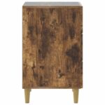 vidaXL Nočný stolík Dymový dub 43 x 41 x 66,5 cm Kompozitné drevo – Obrázok 5