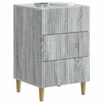 vidaXL Nočný stolík Sivá sonoma 43 x 41 x 66,5 cm Kompozitné drevo – Obrázok 2