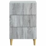 vidaXL Nočný stolík Sivá sonoma 43 x 41 x 66,5 cm Kompozitné drevo – Obrázok 4