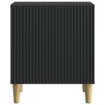 vidaXL Nočný stolík 2 pcs Čierna 43 x 34,5 x 50 cm Kompozitné drevo – Obrázok 5