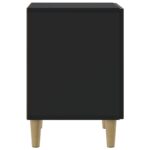vidaXL Nočný stolík 2 pcs Čierna 43 x 34,5 x 50 cm Kompozitné drevo – Obrázok 6