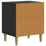 vidaXL Nočný stolík 2 pcs Čierna 43 x 34,5 x 50 cm Kompozitné drevo – Obrázok 7