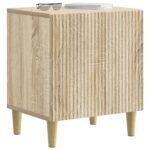 vidaXL Nočný stolík Dub sonoma 43 x 34,5 x 50 cm Kompozitné drevo – Obrázok 2