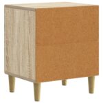 vidaXL Nočný stolík Dub sonoma 43 x 34,5 x 50 cm Kompozitné drevo – Obrázok 6