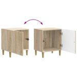 vidaXL Nočný stolík Dub sonoma 43 x 34,5 x 50 cm Kompozitné drevo – Obrázok 9