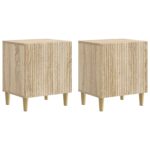 vidaXL Nočný stolík 2 pcs Dub sonoma 43 x 34,5 x 50 cm