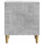 vidaXL Nočný stolík Betónovo sivá 43 x 34,5 x 50 cm Kompozitné drevo – Obrázok 4