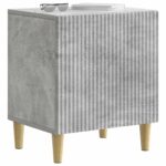 vidaXL Nočný stolík 2 pcs Betónovo sivá 43 x 34,5 x 50 cm – Obrázok 2