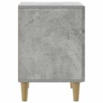 vidaXL Nočný stolík 2 pcs Betónovo sivá 43 x 34,5 x 50 cm – Obrázok 6