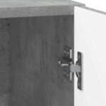 vidaXL Nočný stolík 2 pcs Betónovo sivá 43 x 34,5 x 50 cm – Obrázok 9