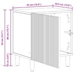 vidaXL Nočný stolík Biela s vysokým leskom 43 x 34,5 x 50 cm – Obrázok 11